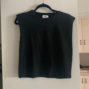 LNA shoulder pad tank top